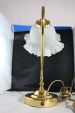 Vintage Lampe métal doré et