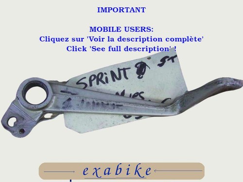 Pedale frein pour triumph - de,