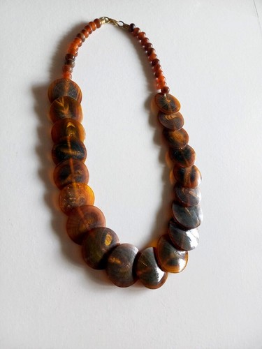 Atoll palme collier - palme, resine