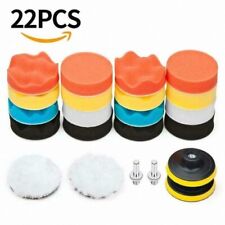 22x éponge polissage tampons polissage disque tampon polissage voiture kit 80mm
