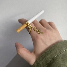 Bague dragon couleur dorée