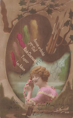 Language color woman - language,