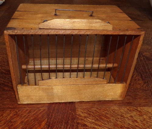 Ancienne petite cage bois - 2,