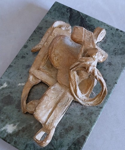 Sculpture abstraite selle de - abstraite,