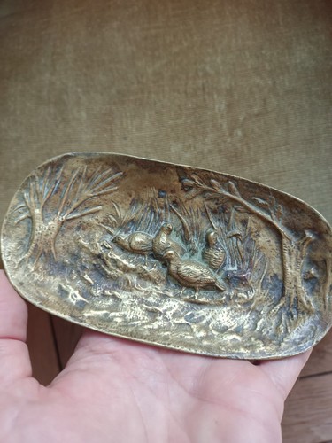 Vide poches ovale - ovale, bronze