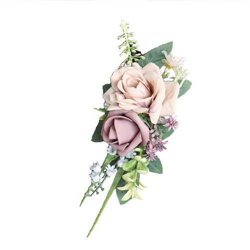 Corsage rose artificielle - corsage, de