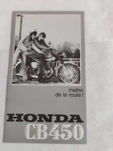 Honda cb450 1967 - honda, prospectus