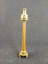 Embout lance tuyau sapeur pompier arrosage laiton industrielle métier ancien
