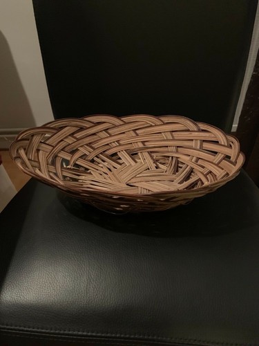 Ancienne panière osier à - en,