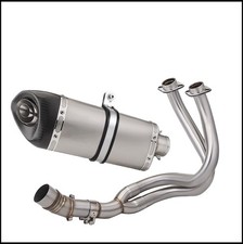 For Kawasaki Z650 Ninja 650 ER6N ER6F Full System Exhaust Tips Front Header Pipe