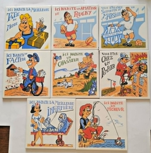 Lot carrelages terre cuite - 8,