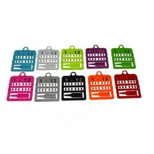 12 BAGUES plastique ouverte