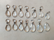 Lot de 14 pampilles de lustre