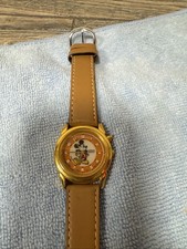 Disney Mickey Mouse Watch "Lorus Lite V671-6050 New Battery