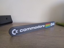 logo commodore 64 à exposer collection retrogaming c64 display sign