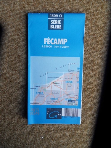 527 carte ign - série, bleue