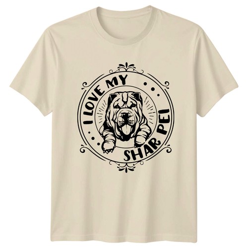Shirt love shar pei - i, my