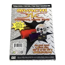 Myachi Original Hand Sack Set 2 Sacks 2 Finger Knugz Instructional DVD Open Box