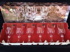 6 Verres à Vin Rouge Cristal