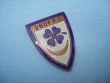Antique Enameled Military Badge 260th R.I.