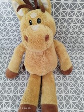 Peluche doudou cheval beige