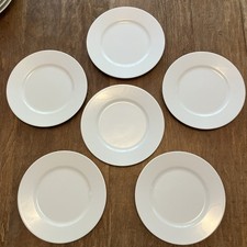 IKEA 365+ White Salad Dessert Plates Set of 6 Susan Pryke