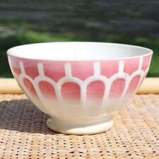 Ancien bol à facettes 14.3 cm