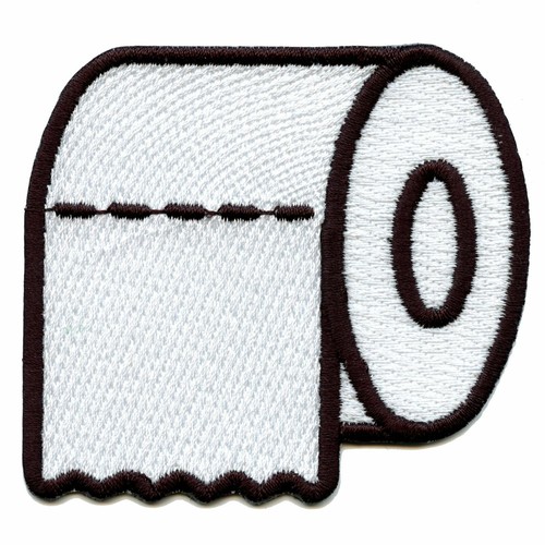 Toilette papier rouleau brodé - toilette,