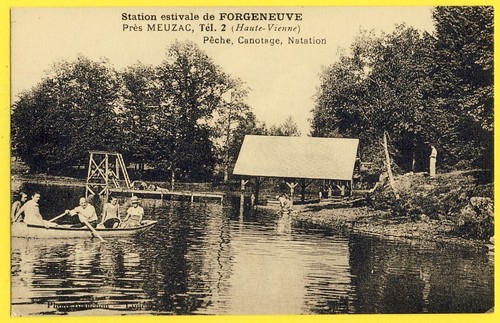 Cpa meuzac etang - cpa, (hte