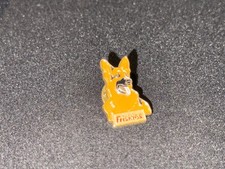 (Z7) PINS BADGE ENAMEL VINTAGE COLLECTION CROQUETTES FRISKIES CHIEN