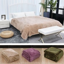 Couverture de lit molleton