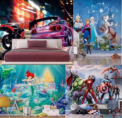 Enfants chambre papier peint - enfants,