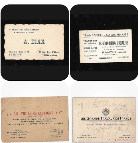 Cartes visite cdv - de, /cdv