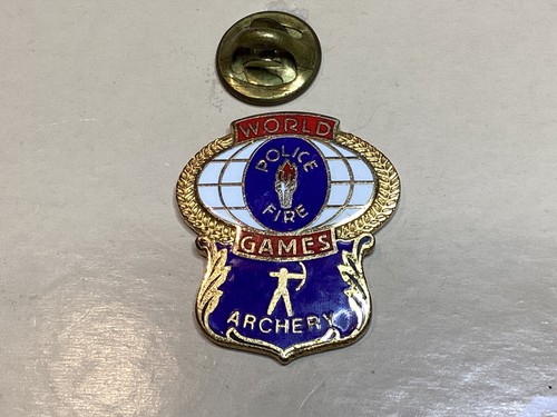 Pins archery world police fire - pins,