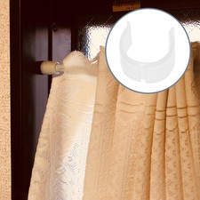  4 pièces Support de Pince à Rideau Boucle Support de Tringle à Rideau Robuste