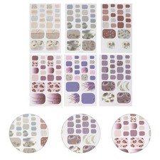  6 Sheets Full Wraps Stickers