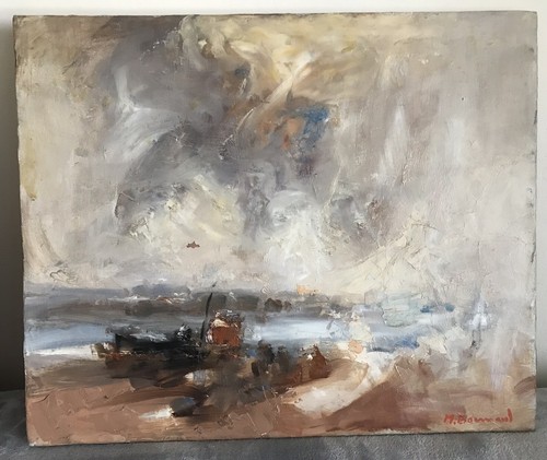 Tableau ancien huile toile - tableau,