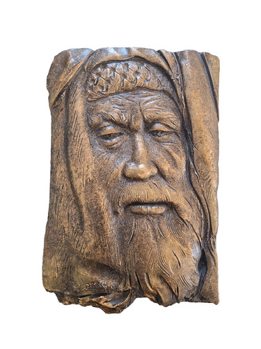 Sculpture bas relief gesso - bas-relief,