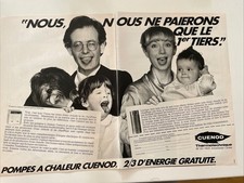 Vintage 1982 Cuenod Heat Pump Press Advertising