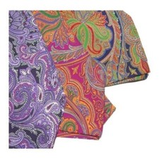 Nouvelles Foulard Ascot Homme en Soie Couleurs Et de Contraste Cachemire Fuchsia