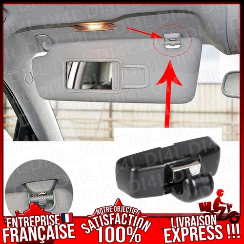 Fixation clip pare soleil noir - fixation,