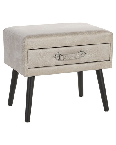 Beliani table chevet - table,