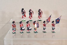 Blenheim Militaire Modèles Noir Montre Tuyau & Tambour Marche Bande & Couleur