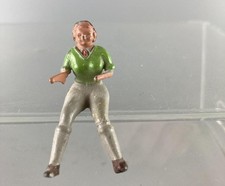 CRESCENT TOYS ENGLAND E27N LEAD TRACTOR DRIVER ORIGINAL CLEAN EXAMPLE SEE PICS