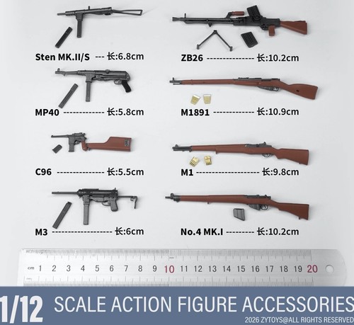 Zytoys scale weapon - zytoys, 1/12