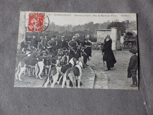 Cpa chasse courre en - cpa,
