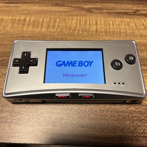 Gameboy micro silver console - gameboy,