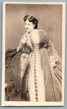 CDV 1870 Madeleine Brohan Actress Mistress Napoleon III, Prince Joinville Photo