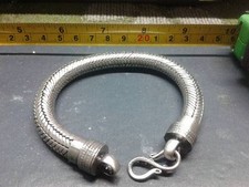 Le Bain Argent Indien Bracelet 100 Gr Snake Bracelet D 1x 24 CM Indian Argent