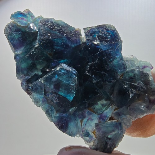 Spécimen cubique fluorite - de,